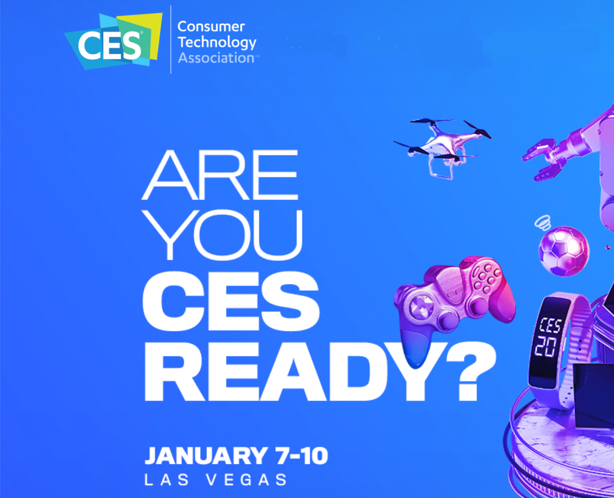 Consumer Electronic Show - CES 2020 poster